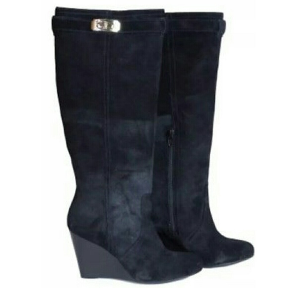 Coach Suede knee high boots - Picture 1 of 8